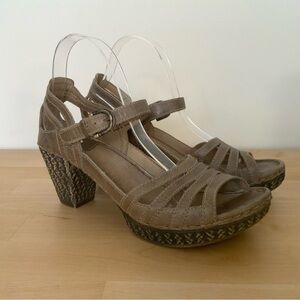 josef seibel leather heels EU 40 3 inch heels